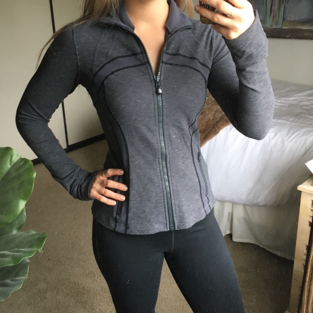 Lululemon Gray Yoga Jacket
